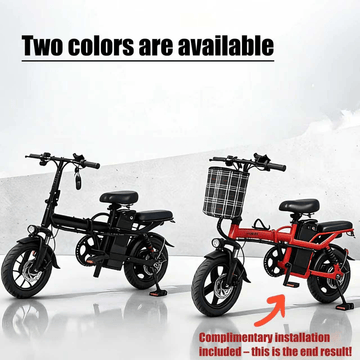 14" Folding Electric Bike – 25km Range, Display Screen & Dual Shock Absorbers for Urban Commuting - AGILITHOR