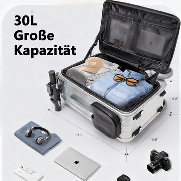 20 Zoll Hartschalenkoffer mit TSA-Schloss, Handgepäck Reisekoffer, für Reisen & Urlaub - AGILITHOR