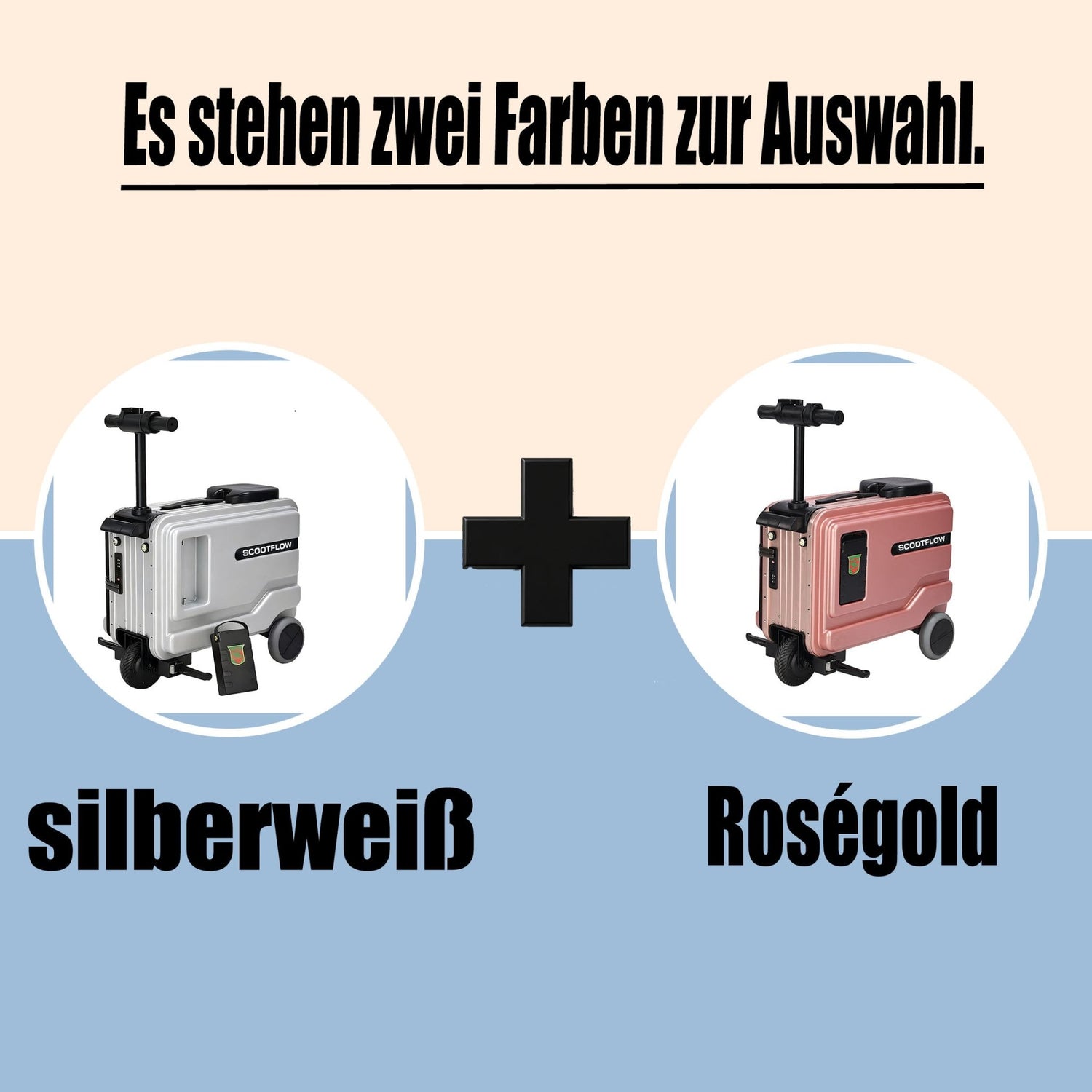 20 Zoll Hartschalenkoffer mit TSA-Schloss, Handgepäck Reisekoffer, für Reisen & Urlaub - AGILITHOR