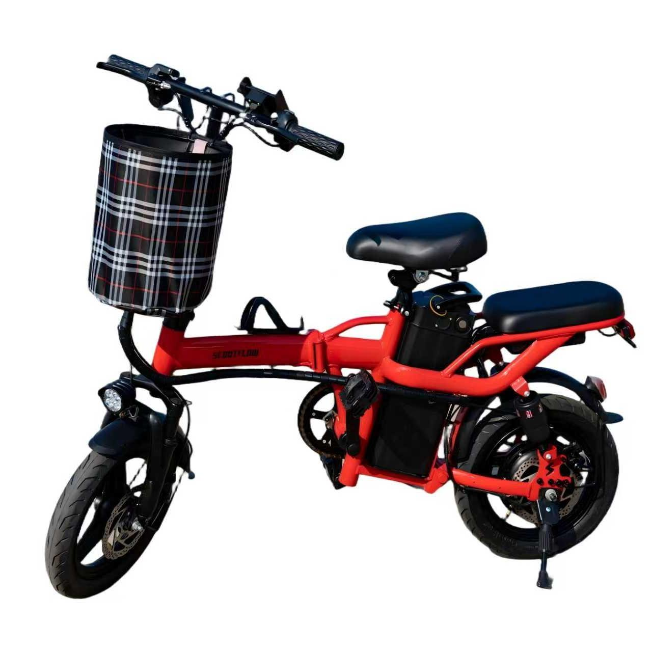 14" Folding Electric Bike – 25km Range, Display Screen & Dual Shock Absorbers for Urban Commuting