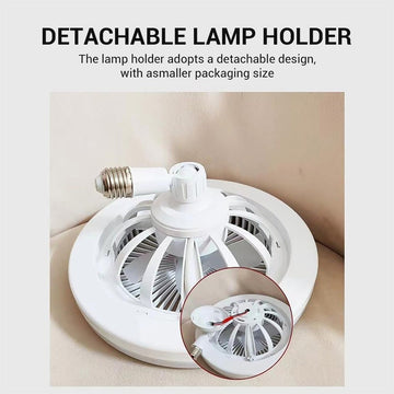 3-in-1 Ceiling Fan Light with Remote Control- AGILITHOR