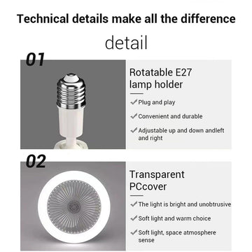 3-in-1 Ceiling Fan Light with Remote Control- AGILITHOR