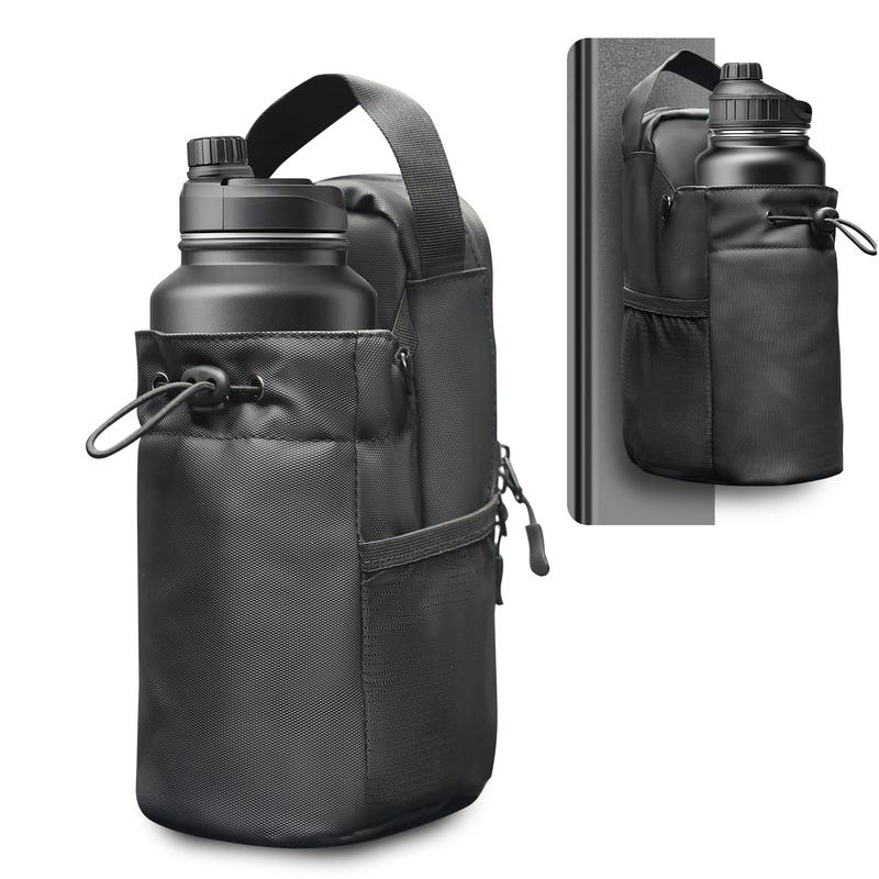 Large Water Bottle Carrier Bag with Shoulder Strap & Storage Pocket