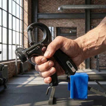 Adjustable Grip Strengthener with Digital Counter (10-100kg) - AGILITHOR