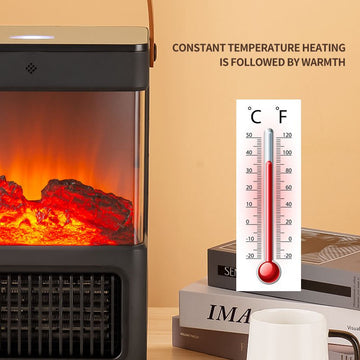 Agilithor Electric Fireplace Heater for Indoor Use, Space Heater Fireplace - AGILITHOR