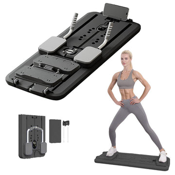 Foldable Full Body Workout Board with Resistance Bands & Phone Holder - AGILITHOR