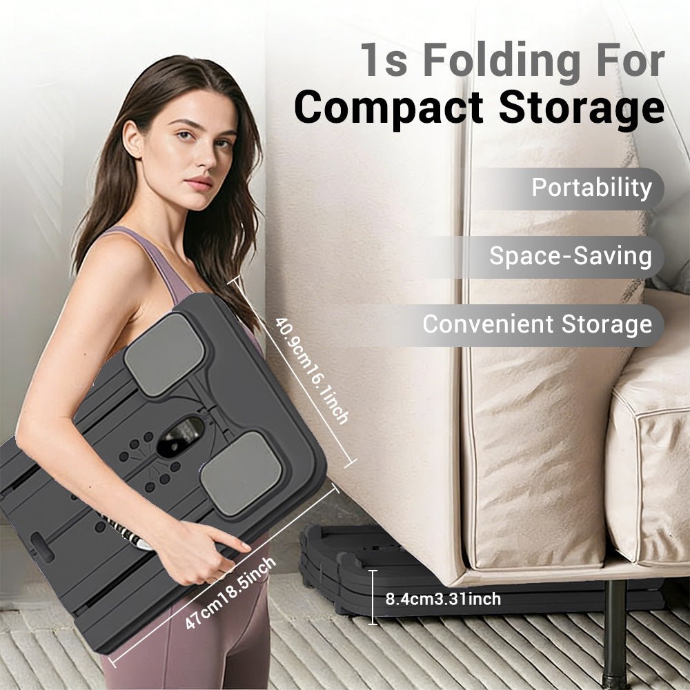 Foldable Full Body Workout Board with Resistance Bands & Phone Holder - AGILITHOR