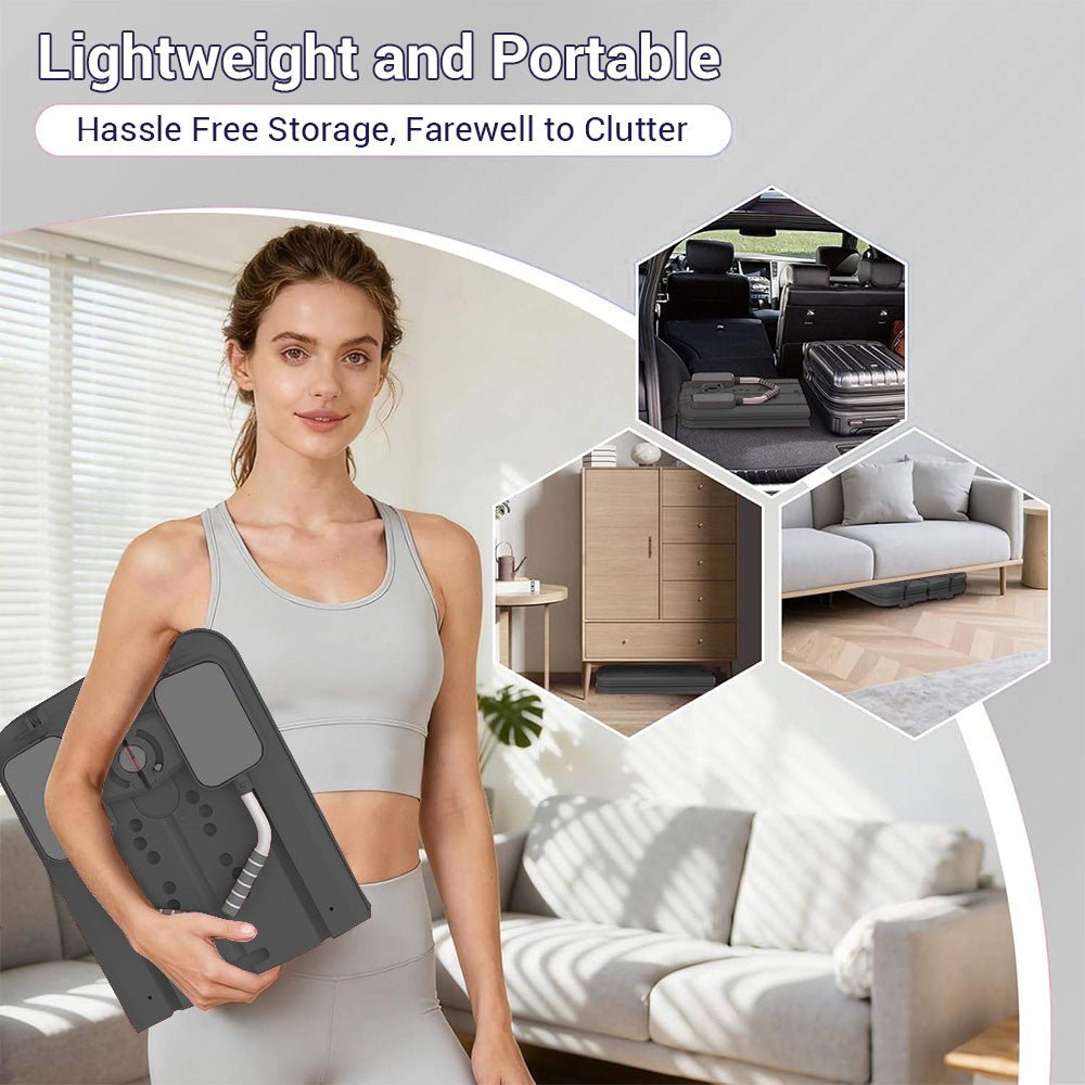 Foldable Full Body Workout Board with Resistance Bands & Phone Holder - AGILITHOR