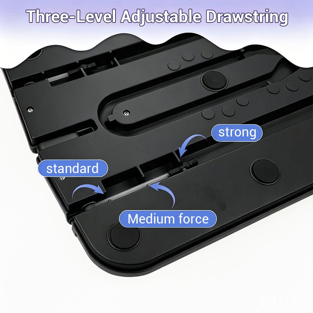 Foldable Full Body Workout Board with Resistance Bands & Phone Holder - AGILITHOR
