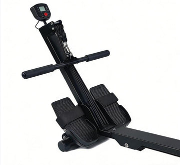 Foldable Rowing Machine with LCD Monitor — Adjustable Resistance Home Rower - AGILITHOR