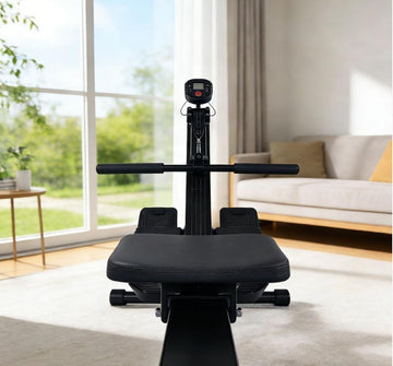 Foldable Rowing Machine with LCD Monitor — Adjustable Resistance Home Rower - AGILITHOR