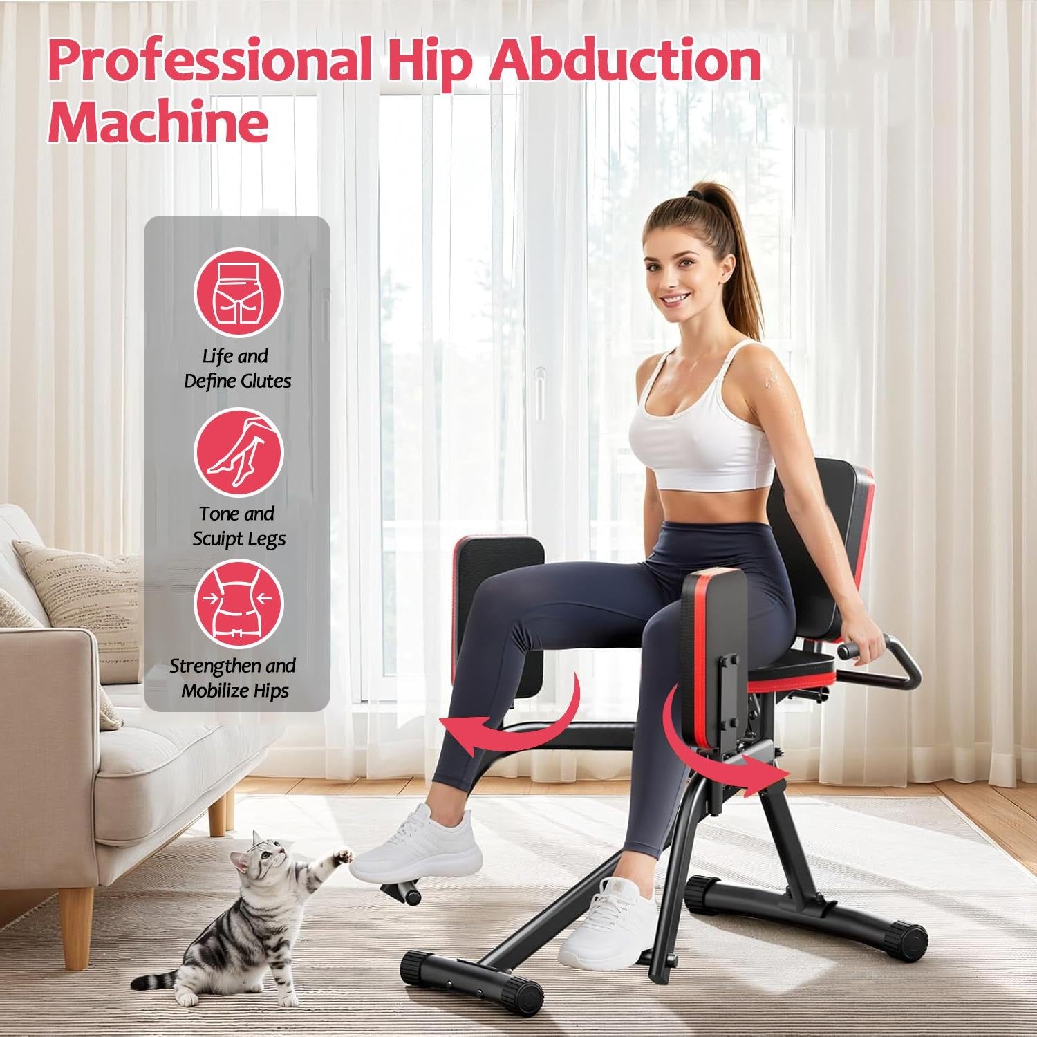 Leg Stretcher Split Training Machine — Adjustable Flexibility Stretching Chair