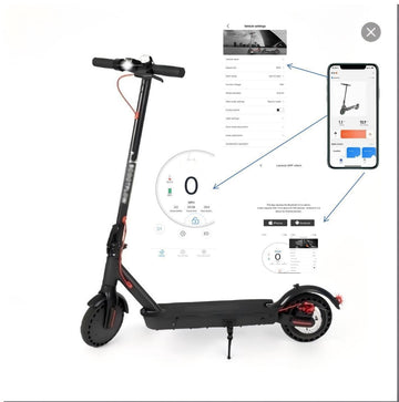 lectric Scooter for Adults 280W – Up to 25 km/h Speed, Long Range, Smart APP Control, Foldable Commuter Scooter for Daily Travel - AGILITHOR