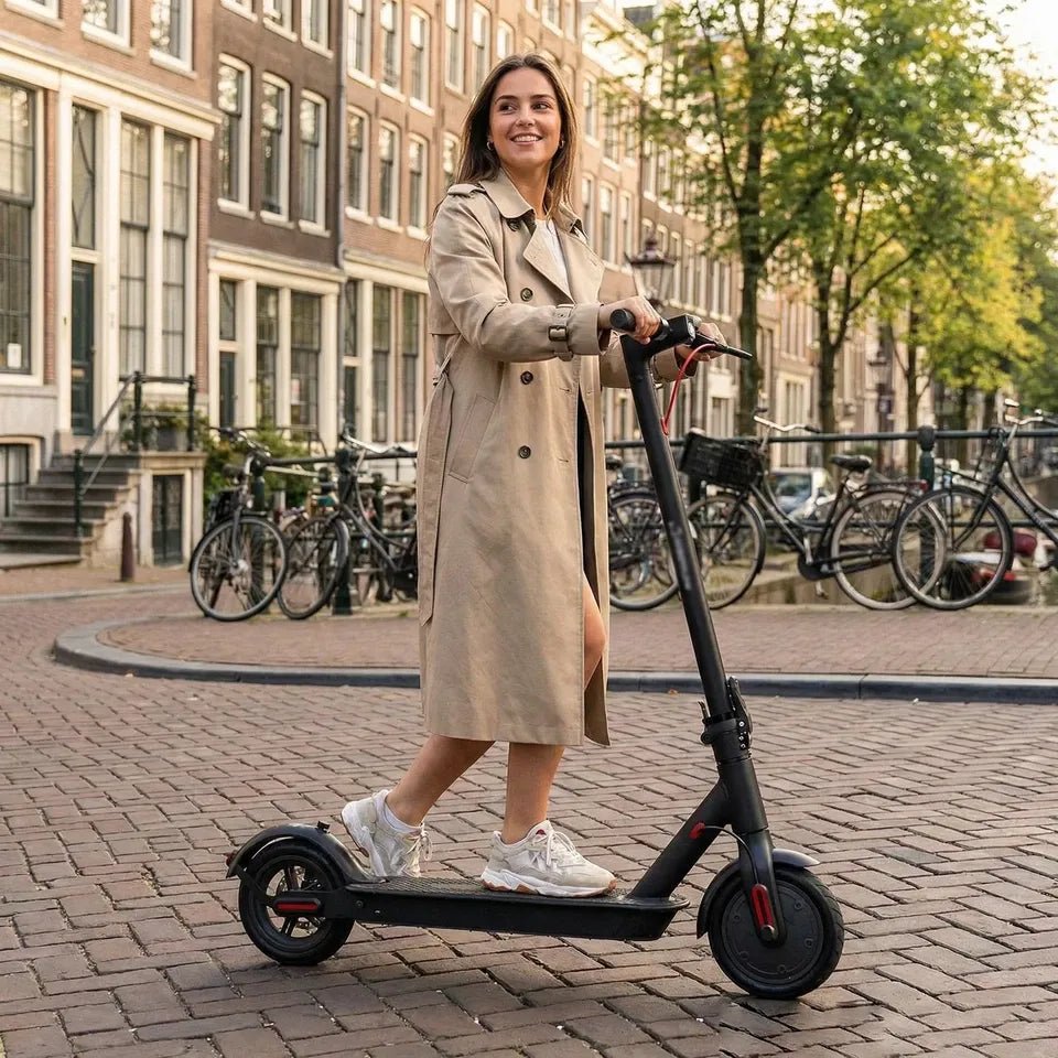 lectric Scooter for Adults 280W – Up to 25 km/h Speed, Long Range, Smart APP Control, Foldable Commuter Scooter for Daily Travel - AGILITHOR