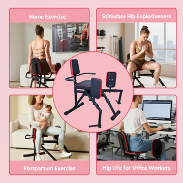 Leg Stretcher Split Training Machine — Adjustable Flexibility Stretching Chair - AGILITHOR