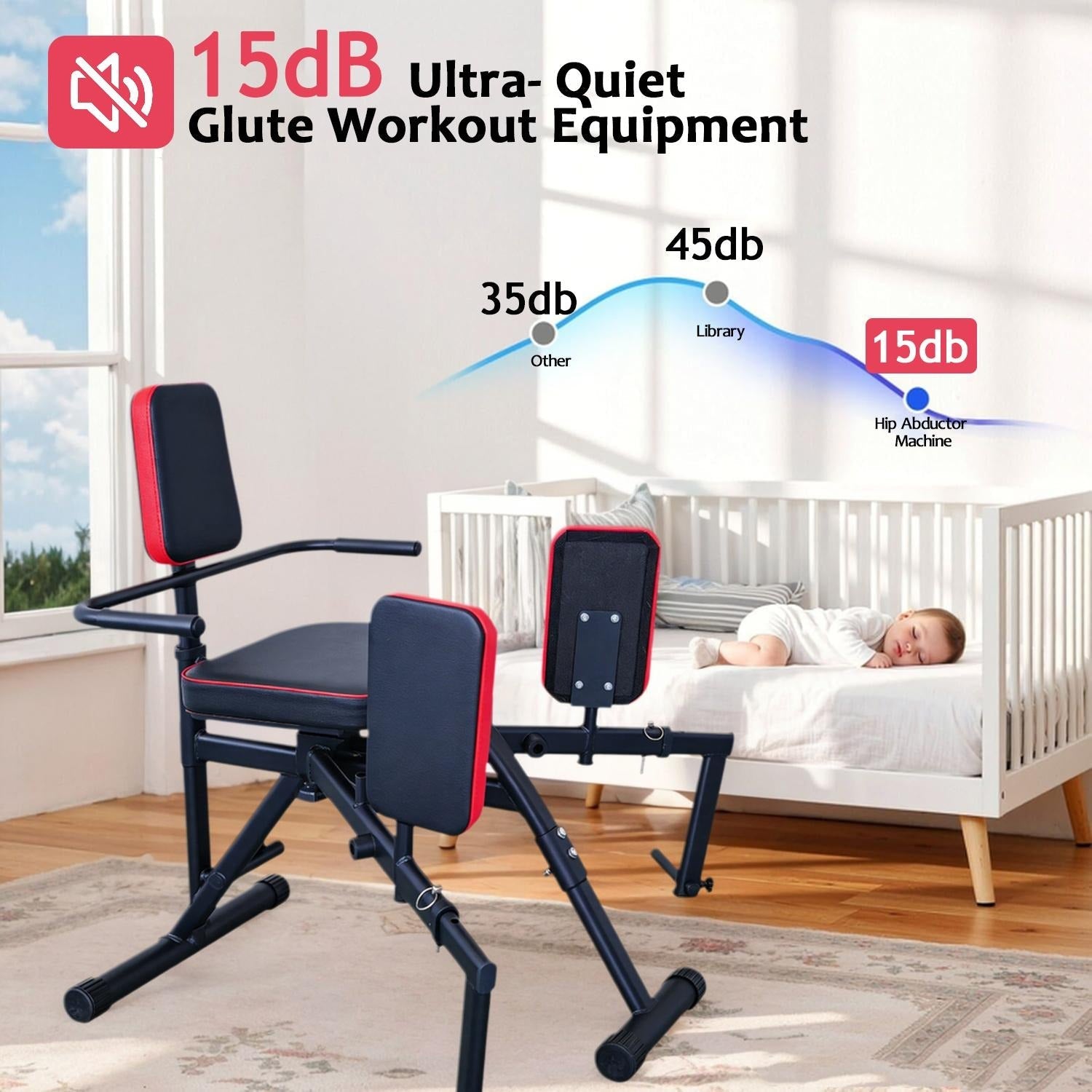 Leg Stretcher Split Training Machine — Adjustable Flexibility Stretching Chair - AGILITHOR