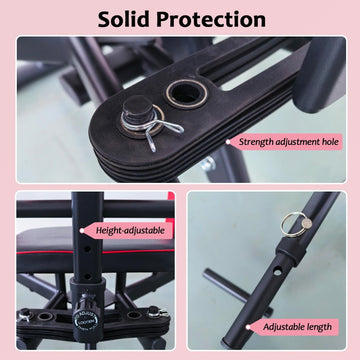 Leg Stretcher Split Training Machine — Adjustable Flexibility Stretching Chair - AGILITHOR