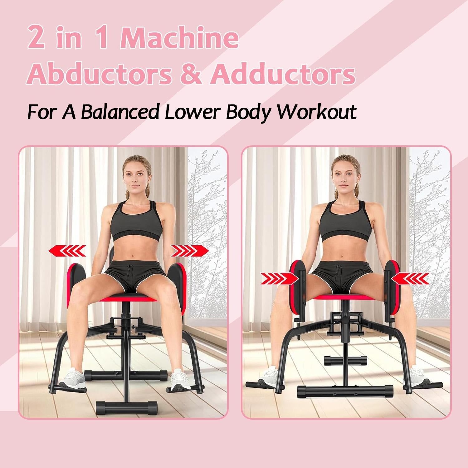 Leg Stretcher Split Training Machine — Adjustable Flexibility Stretching Chair - AGILITHOR