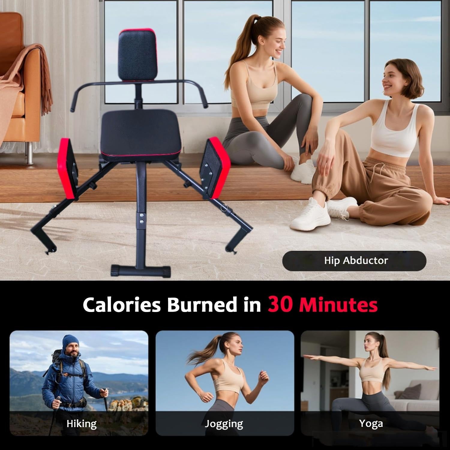 Leg Stretcher Split Training Machine — Adjustable Flexibility Stretching Chair - AGILITHOR