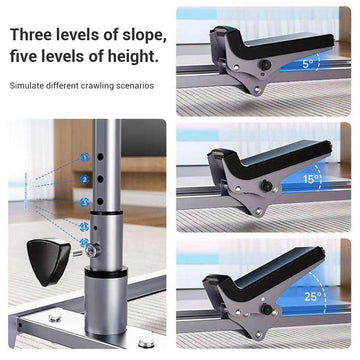Multi-Function Rowing Machine & Leg Stretch Trainer with 180° Rotating Handle - AGILITHOR