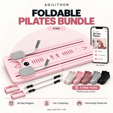 Pilates Board + 28-Day Transformation Program - AGILITHOR
