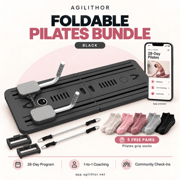 Pilates Board + 28-Day Transformation Program - AGILITHOR