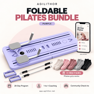 Pilates Board + 28-Day Transformation Program - AGILITHOR