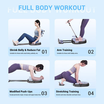 Sit-Up Rowing Machine Trainer with Resistance Band - AGILITHOR