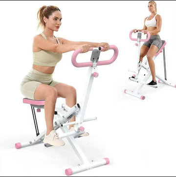 Squat Maschine für Home Gym, Kniebeugen-Trainer mit einstellbarem Widerstand, faltbares Trainingsgerät mit LCD-Anzeige, ideal für Po-, Bein- und Core-Training hersteller-garantie festlandchina - AGILITHOR