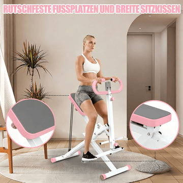 Squat Maschine für Home Gym, Kniebeugen-Trainer mit einstellbarem Widerstand, faltbares Trainingsgerät mit LCD-Anzeige, ideal für Po-, Bein- und Core-Training hersteller-garantie festlandchina - AGILITHOR