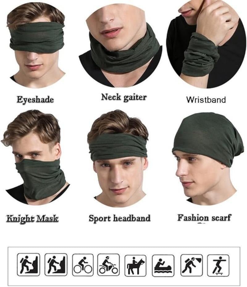 UV Protection Ice Silk Neck Gaiter & Face Cover — Cooling Sun Mask for Outdoor Sports - AGILITHOR